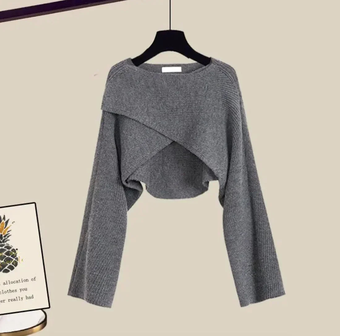 Rocío | Conjunto de tres piezas de manga larga.