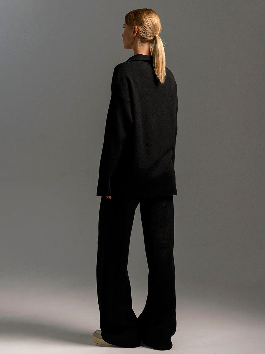 Conjunto de pantalón y jersey de punto Lotus