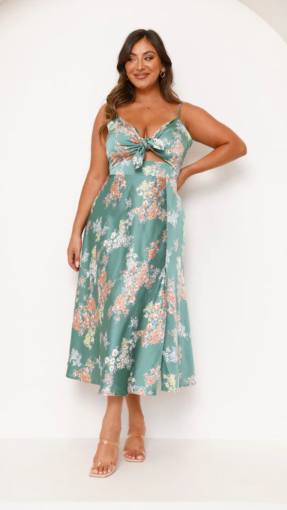 Violeta | Vestido Dreamers Floral verde