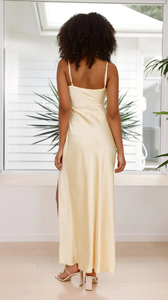 Catalina | Vestido largo Amarillo