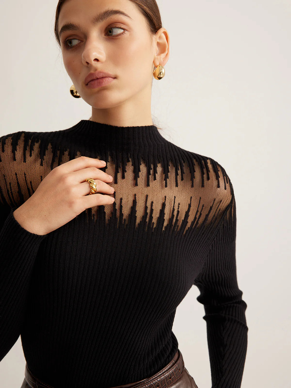 Amalia | Suéter Eclipse Transparente