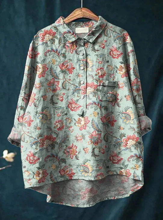 Elisa | Blusa clásica con flores