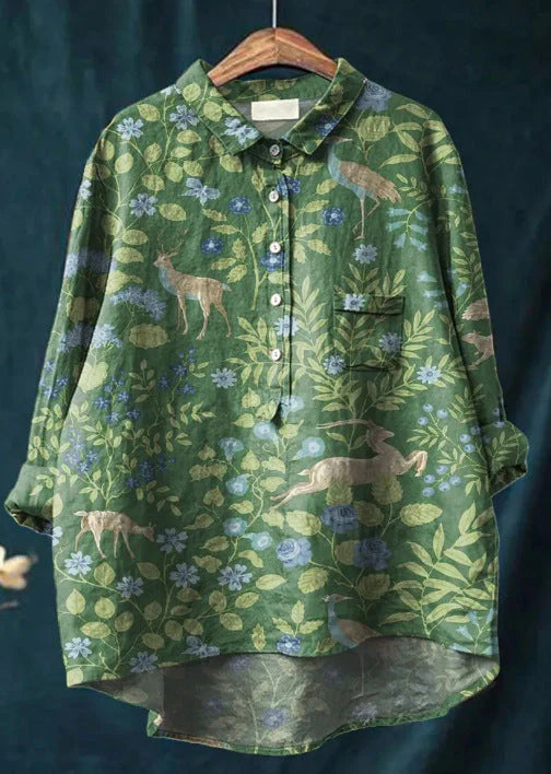 Elisa | Blusa clásica con flores