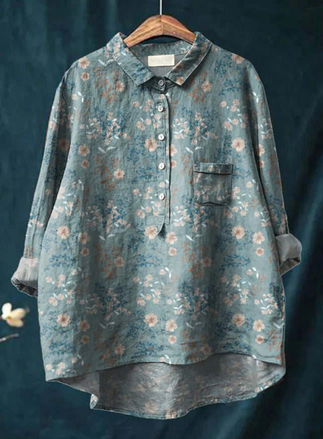 Elisa | Blusa clásica con flores