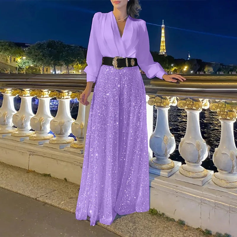 Conjunto Elegante Escote V