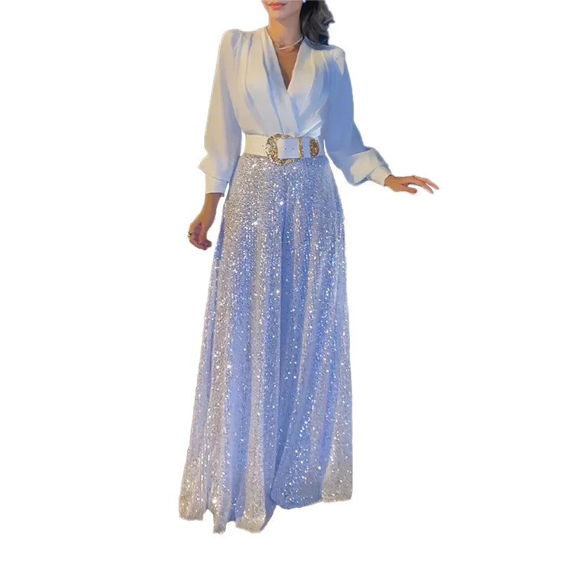 Conjunto Elegante Escote V