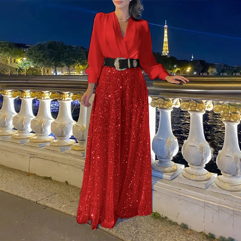 Conjunto Elegante Escote V