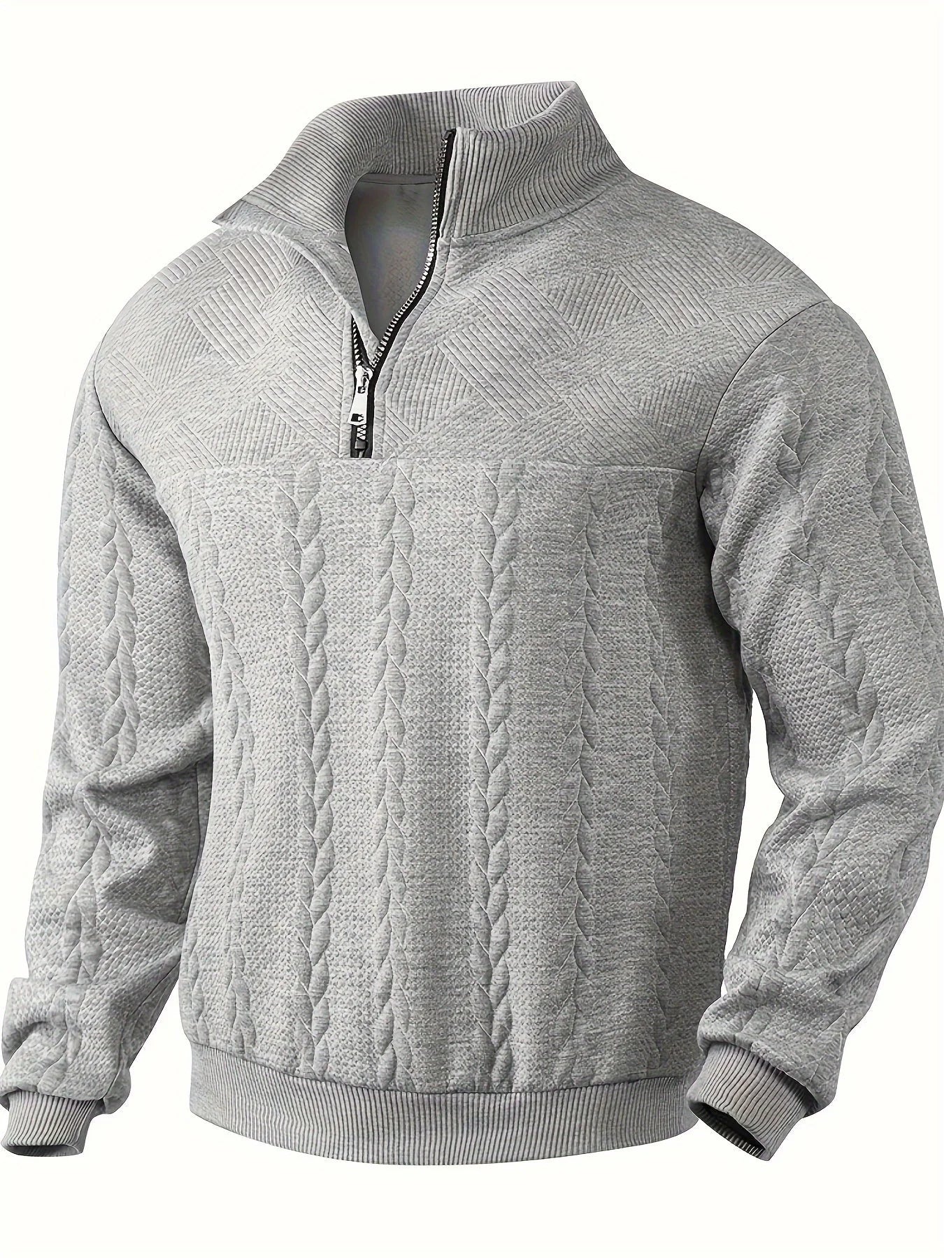 Rafael – suéter vintage con cremallera para hombre