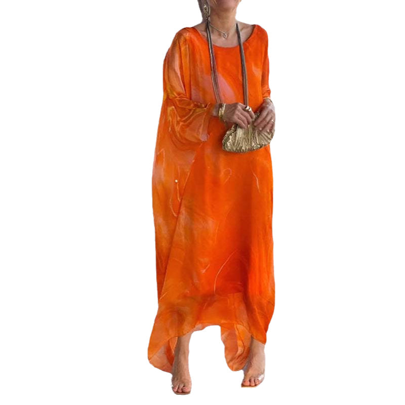 Malena | Vestido Estampado Mármol