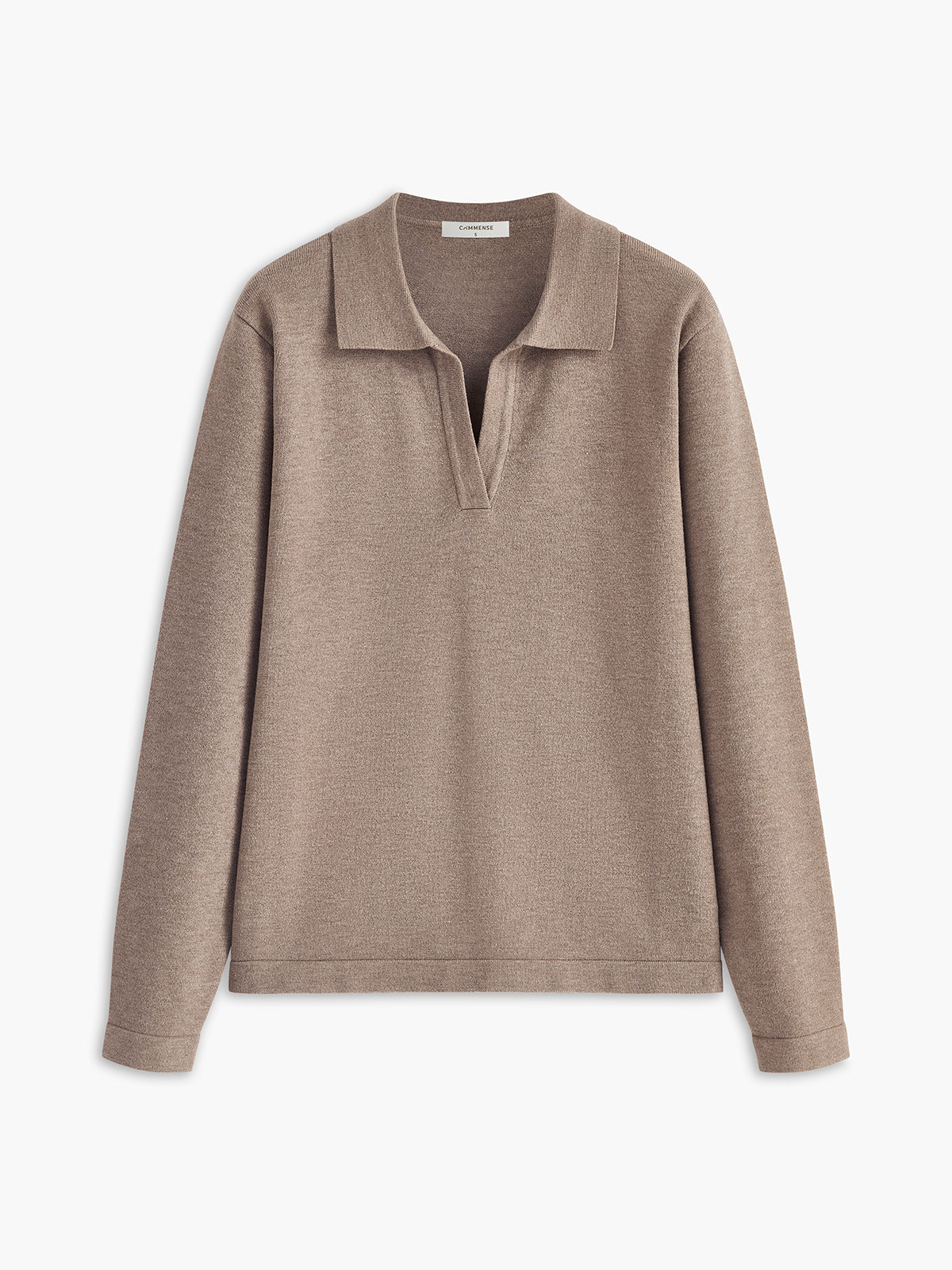 Suéter de cuello alto informal