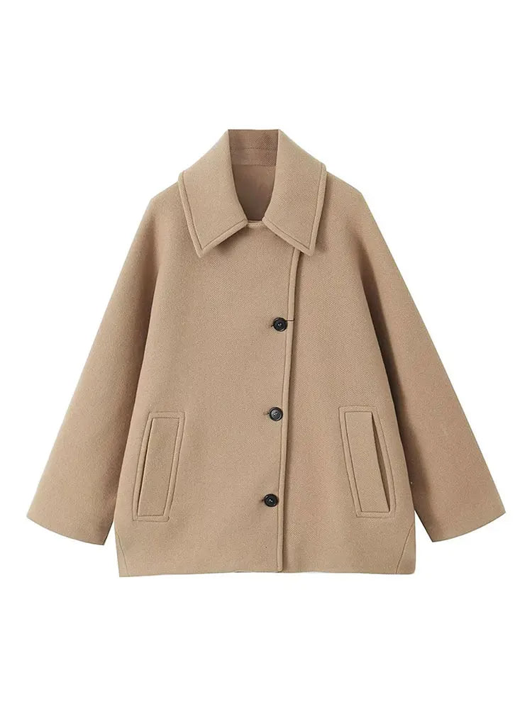 Chaqueta Reila Oversize con Bolsillos