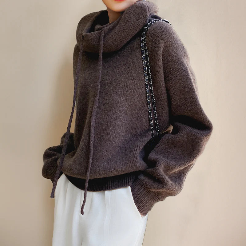 Carlota | Jersey de cuello alto para mujer