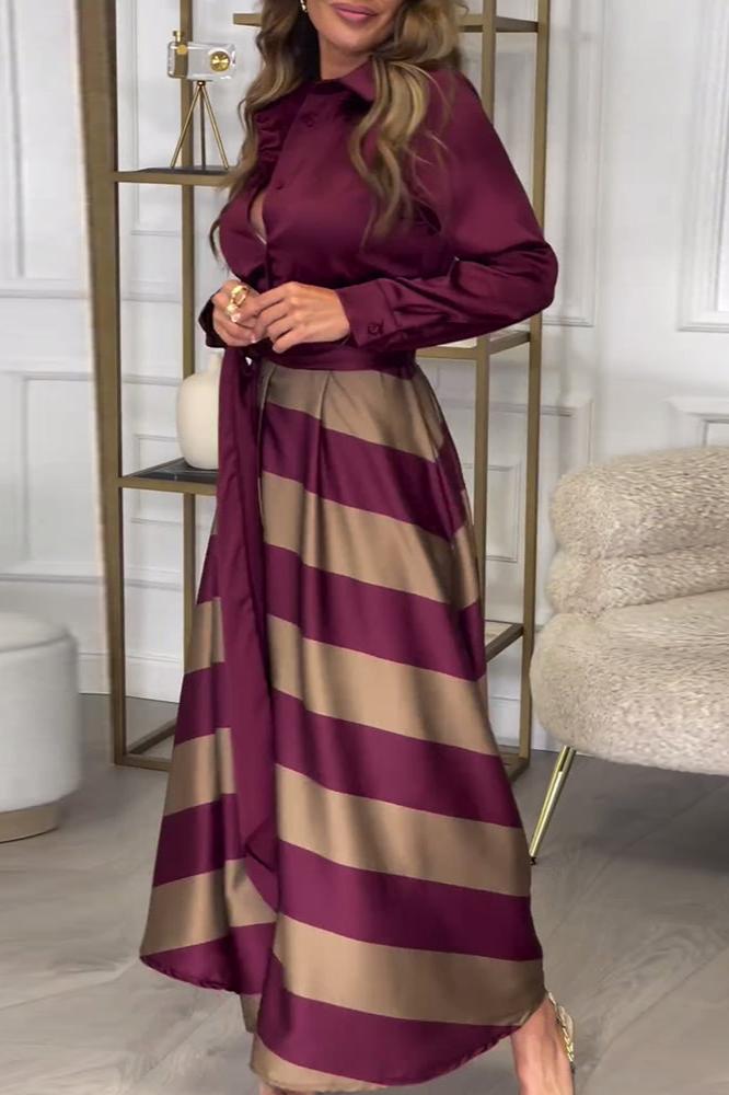 Viena - Vestido Elegante con Efecto de Dos Piezas