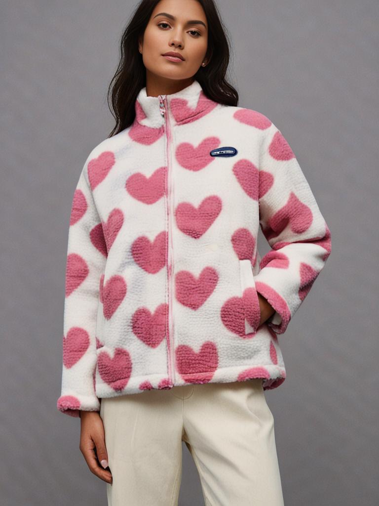 Violeta | Abrigo corazón reversible - colección única