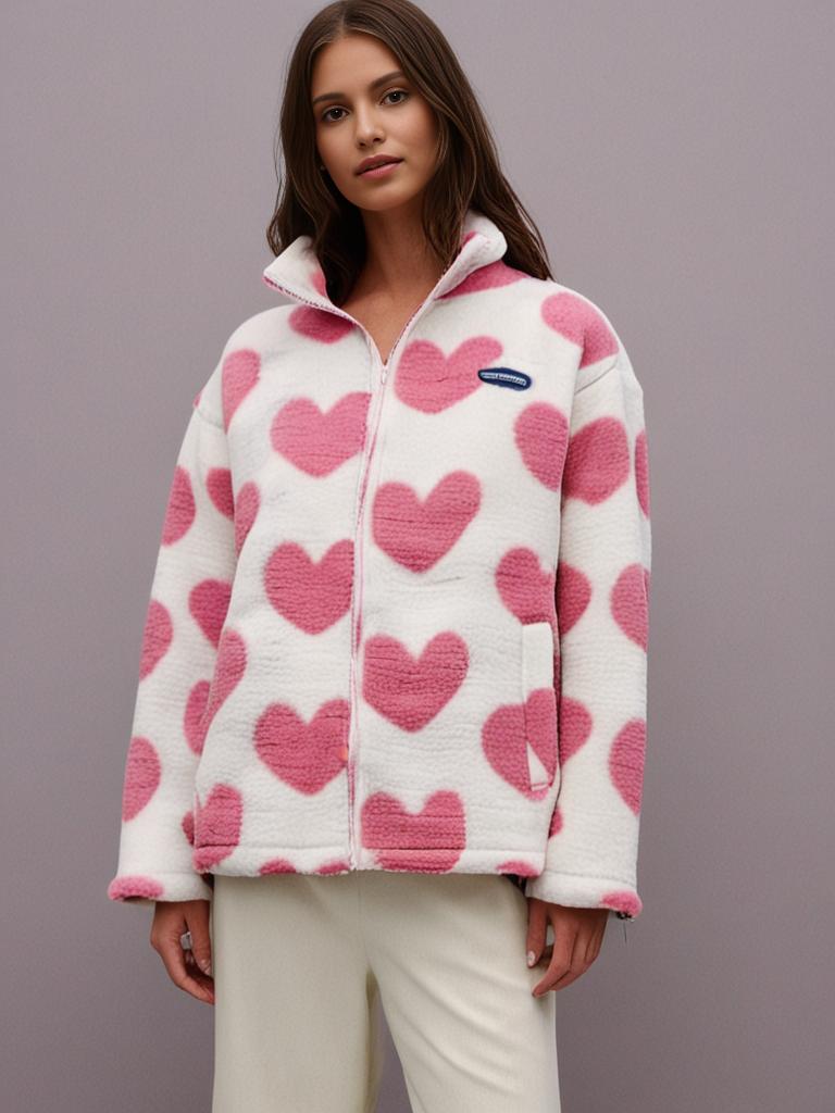 Violeta | Abrigo corazón reversible - colección única