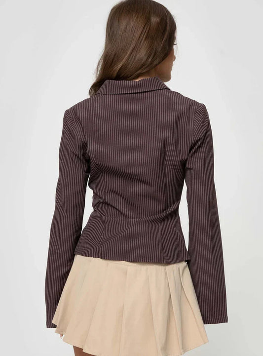 Verónica | Blusa con Botones  Estilo Retro