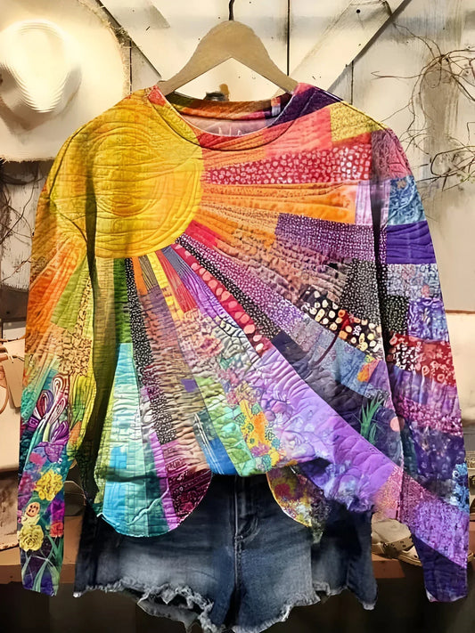 Bea™ | Sudadera Collage Sun