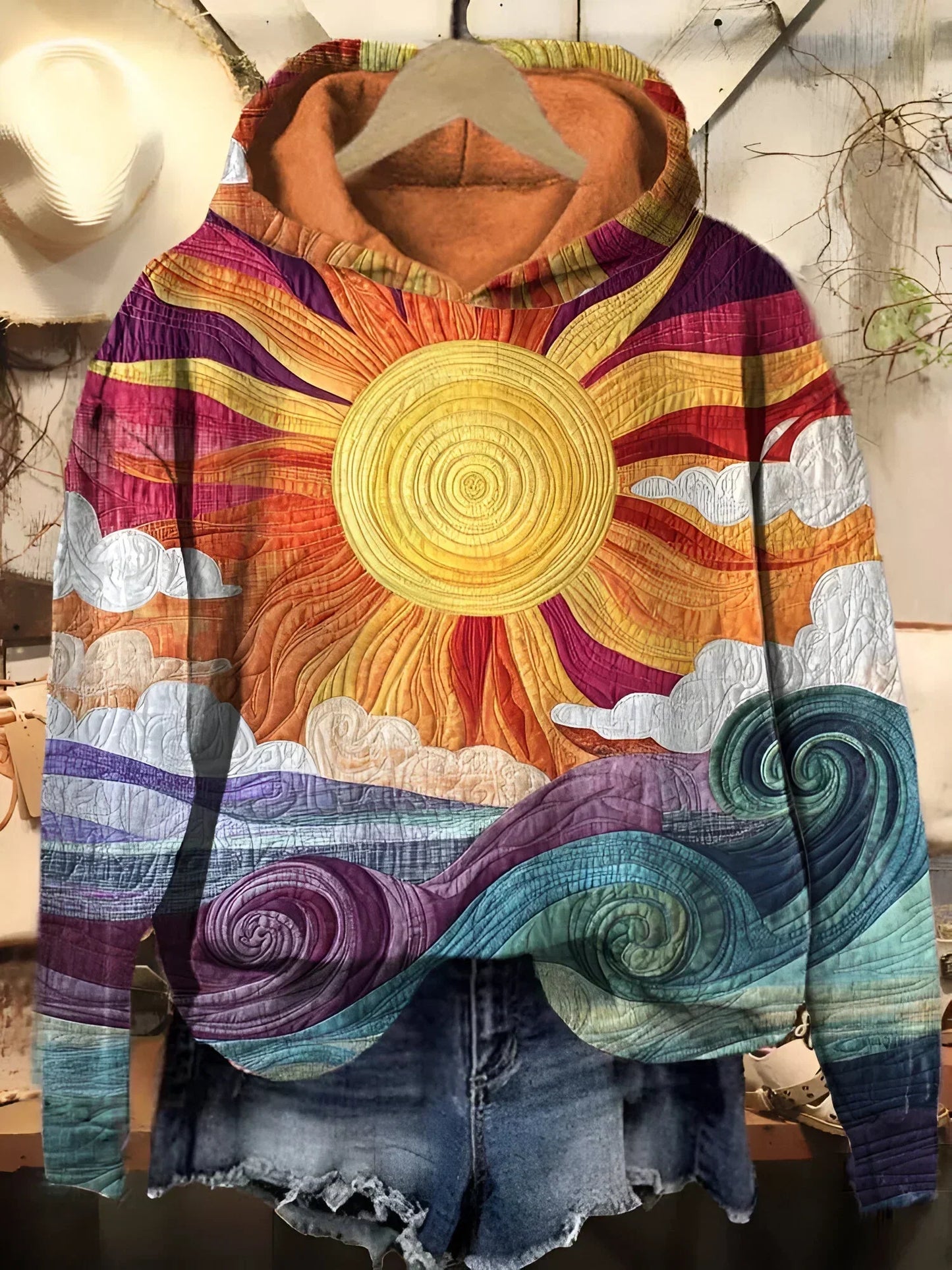 Luisa™ | Suéter gráfico Sunrise